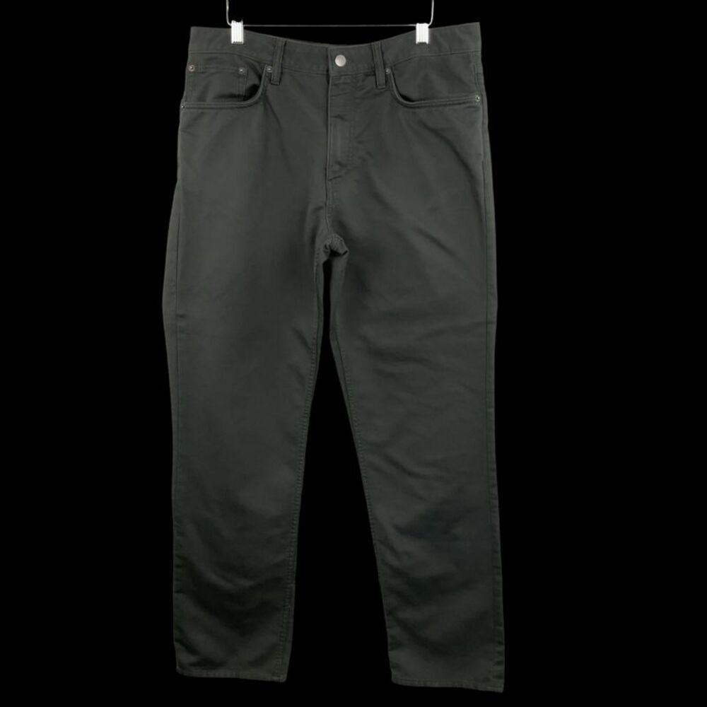 Quince Men Comfort Stretch Traveler 5-Pocket Straight Gray Pants 35